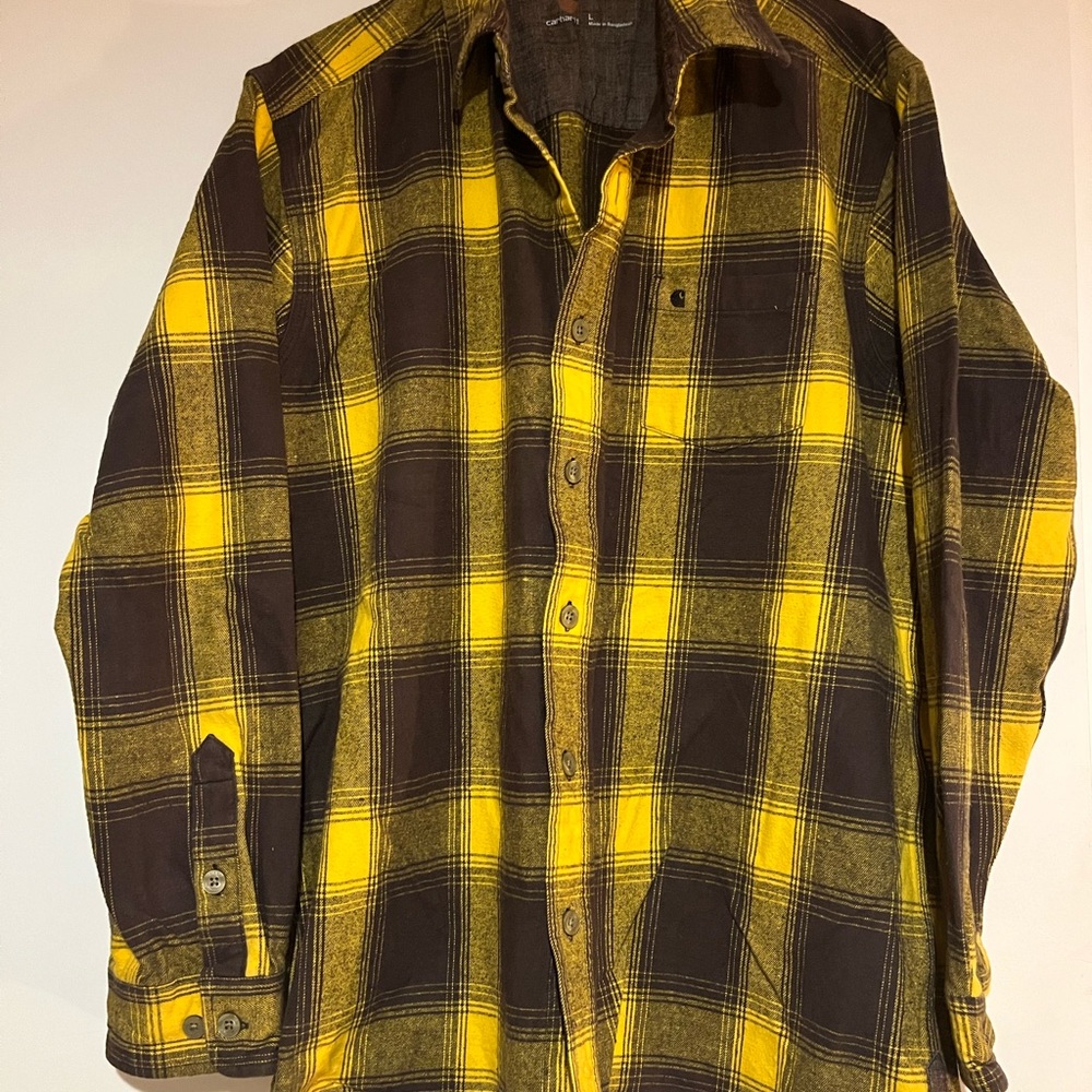 New!Carhartt Men's Loose Fit Heavyweight Flannel